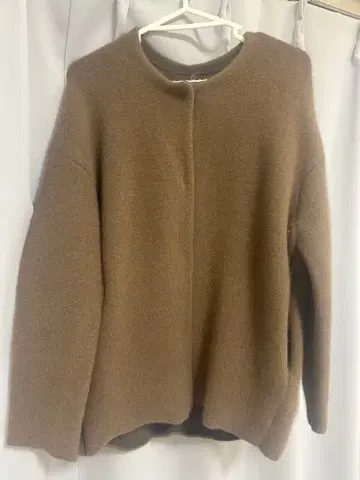 아푸와이저 리셰 베이지 모카 모코모코 아우터 니트