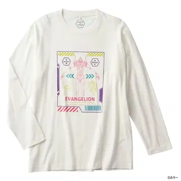 수량 한정 에반게리온 프린트 긴팔 T셔츠 LL