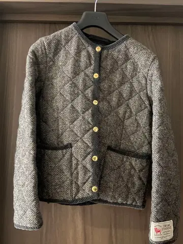 Traditional Weatherwear 퀼팅 자켓 트위드