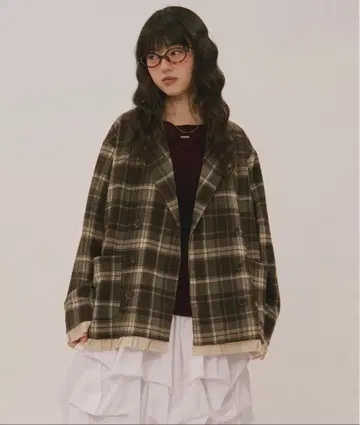 loin nuit 프릴 레이어드 디자인 자켓