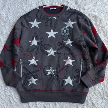 새상품급 마크앤로나 스니드 니트 와펜 방풍 스컬