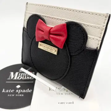 미사용급 디즈니 별주 케이트 스페이드 명함지갑 카드 홀더 미니 마우스