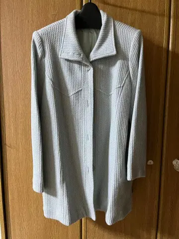 Pony 롱 코트 M 사이즈 라이트 그레이