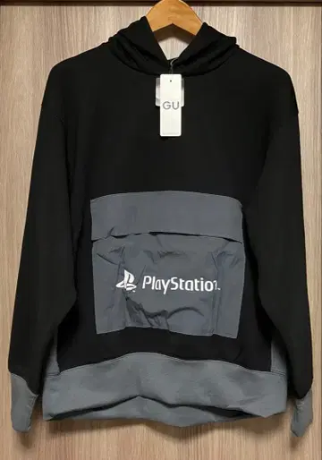 새상품 GU 더블 페이스 빅 풀 후드티 PlayStation2