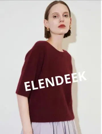 [ ELENDEEK ] CN 라쿤 컴팩트 니트 엘렌딕