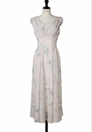 Amboise 개더 플레어 드레스 페일 민트 S