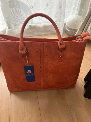 FRANCO 오렌지 비즈니스 백