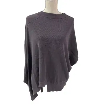 하우스 오브 로터스 라미 코튼 블렌드 판초