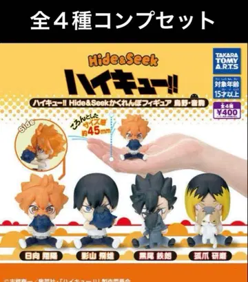 하이큐!! Hide&Seek 숨바꼭질 피규어 카라스노 코마치 전 4종