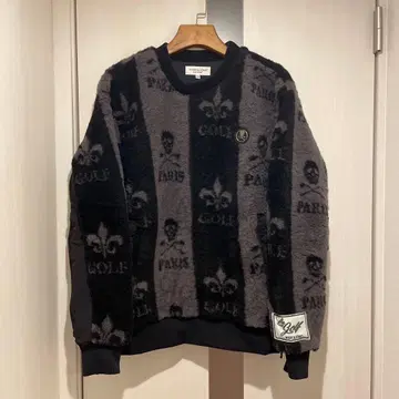 MARK & LONA 스컬 디자인 스웨터 사이즈 50