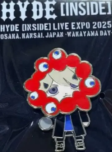 EXPO2025 HYDE 미야쿠미야쿠 변신 흔들흔들 핀 배지 오사카 만박