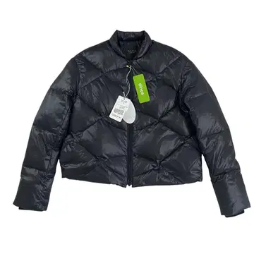 미사용 새상품  컬렉션 다운 자켓 경량 스탠드 카라 블랙