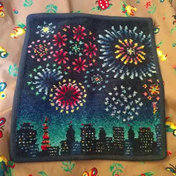 하자 있음 새상품 B급 페이 스파클링 나이트 손수건