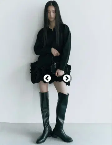 Hiand 라운드탑 니하이 부츠 24.5