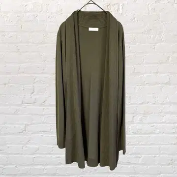 11897 인덱스 index 롱 가디건 겉옷 카키 L 구제 의류