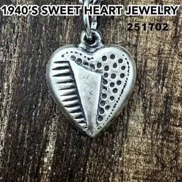 스위트하트 주얼리 도트 실버 빈티지 목걸이 NAVY