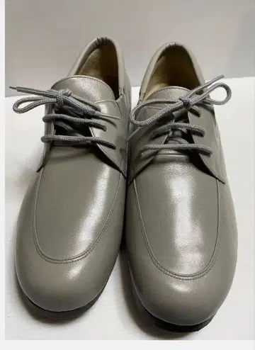 천연 가죽 레이스업 슈즈 그레이 빅 사이즈 26cm
