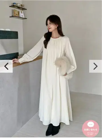 [미사용 새상품] BIRTHDAY BASH 아이보리 롱 드레스