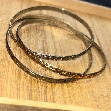 하와이안 주얼리 뱅글 실버 925 7.5K 각인