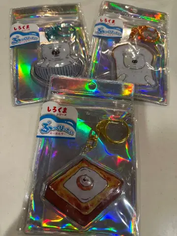 시로쿠마 시리즈 푹신푹신 타이 키링