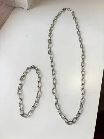 [일본제] 스테인리스 컨버터블 체인 목걸이 & 팔찌