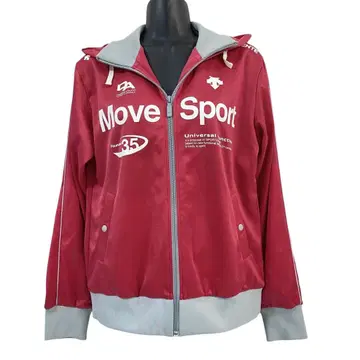 대체로 새상품급 DESCENTE 무브스포츠 지퍼 후드티 여성용 L