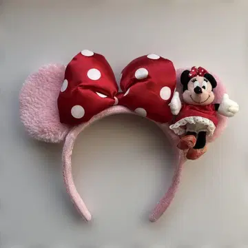 미니 마우스 머리띠 핑크