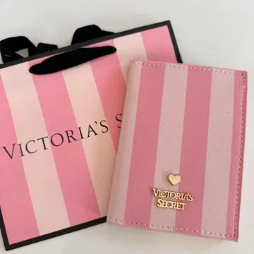 미사용 새상품 Victoria's Secret 여권 케이스 스트라이프