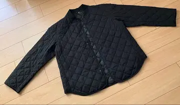 무인양품 세탁 가능한 솜 퀼팅 자켓 블랙 XL