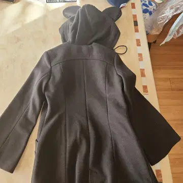 Street HOE 귀 달린 후드 자켓 블랙