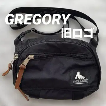 GREGORY 그레고리 트랜스퍼 숄더 S 블랙 구 로고