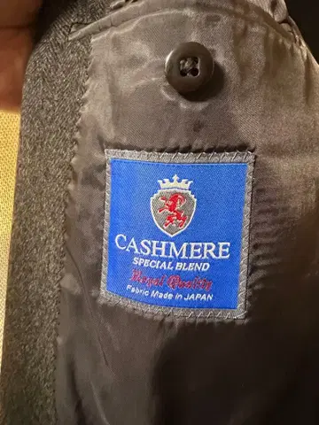 새빌 로우 캐시미어 혼방 테일러드 재킷