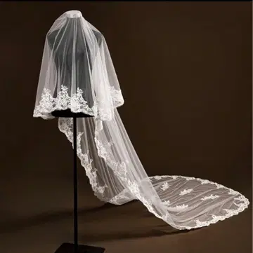 [ 결혼식 ] 웨딩 베일 빗 포함 베일 다운 가능 롱