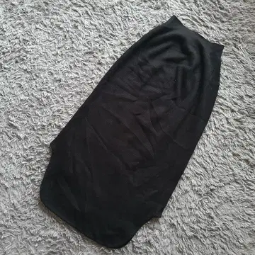 유니클로 x 마메쿠로구치 3D 리브 롱 스커트 블랙 XS/S 허리밴딩