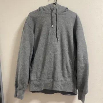 그레이 후드 부착 후드티 유니클로 유