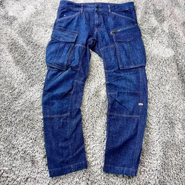 새상품급 지스타로우 3D 레귤러 테이퍼드 데님 36