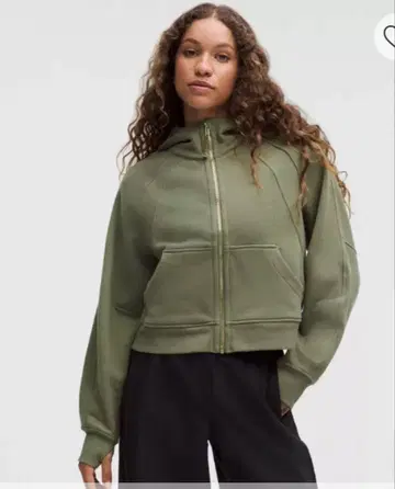 룰루레몬 Scuba 오버 사이즈 풀 지퍼 후디 (M/L)