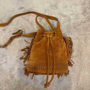 grace atelier de luxe 스웨이드 숄더백