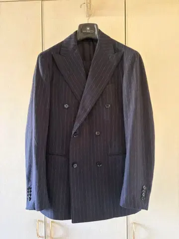 구지 더블 수트 네이비 46 폭스 브라더스