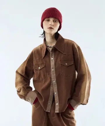 seyto 사이즈 2 / 그라데이션 데님 숏 자켓