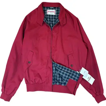 택 포함 맥레거 해링턴 자켓 스윙탑 블루종 레드 L