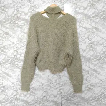 GYDA 제이다 샤기 니트 2way 스웨터