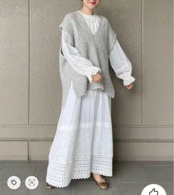 SLOBE IENA 알파카 샤기 니트 베스트