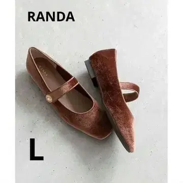 RANDA 란다 3E 폭넓은 골드 부품 메리 제인 브라운 L