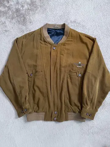 블루종 더비 자켓 구제 의류 브라운 히요쿠