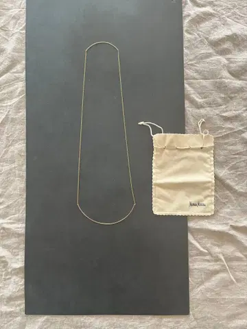 골드 커브 목걸이 오리지널 파우치 포함