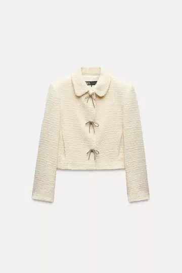 zara 리본 트위드 자켓 S 사이즈