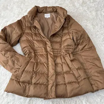 쿠미교쿠 KUMIKYOKU 자켓 다운 브라운 브라운