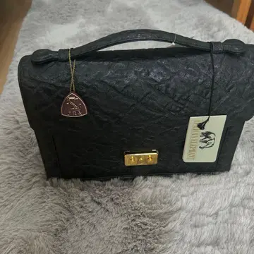 블랙 클러치백 클레이지 퀼트