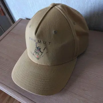MAMMUT 스노우보드 디자인 베이지 캡 스냅백